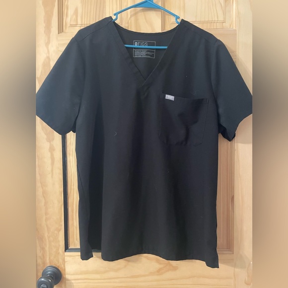 Figs | Black Catarina Scrub Top - Picture 3 of 5